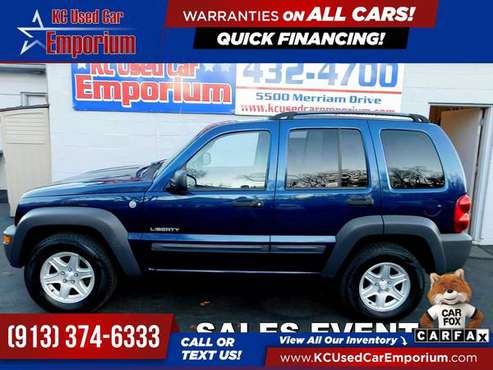 2004 Jeep Liberty - PRICED TO SELL - 3 DAY SALE!!! - cars & trucks -... for sale in Merriam, MO