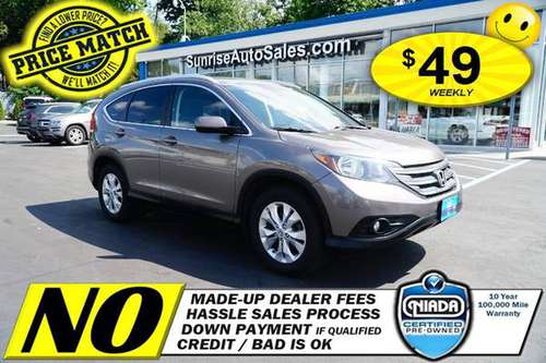 2012 Honda CR-V 4WD 5dr EX-L $49 Week ANY CREDIT! - cars & trucks -... for sale in Elmont, NY