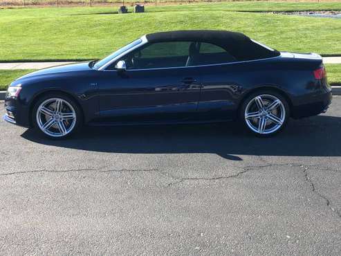 2013 AUDI S5 CABRIOLET QUATTRO S TRONIC...ONE OWNER 71K NEW - cars &... for sale in Sisters, OR