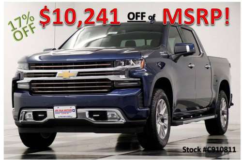 NEW $7604 OFF MSRP! *SILVERADO 1500 HIGH COUNTRY CREW 4X4* 2019 Chevy for sale in Clinton, MO