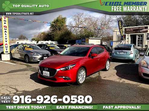 2017 Mazda Mazda3 5-Door Grand Touring Hatchback for only $17,495 -... for sale in Rancho Cordova, CA