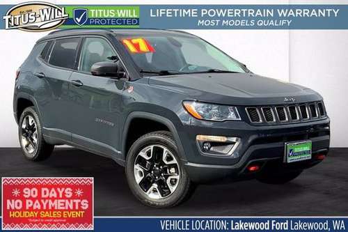 2017 Jeep Compass 4x4 4WD Trailhawk SUV - cars & trucks - by dealer... for sale in Lakewood, WA