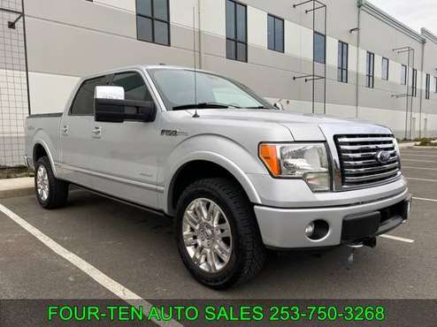 2012 FORD F150 4x4 4WD F-150 SUPERCREW PLATINUM TRUCK LOADED for sale in Bonney Lake, WA