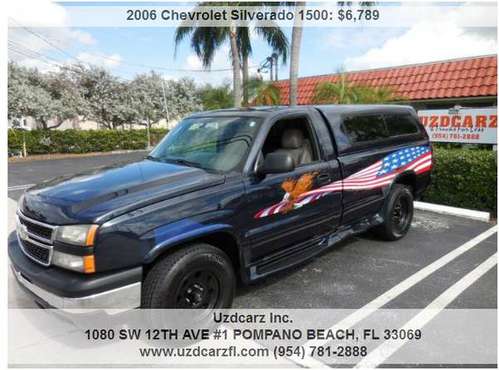 2006 Chevy Silverado LongBed - cars & trucks - by dealer - vehicle... for sale in Pompano Beach, FL