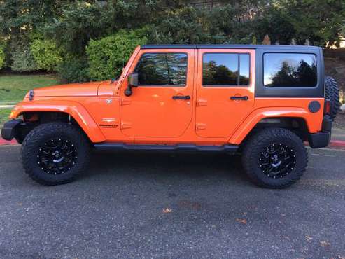 2015 Jeep Wrangler unlimited Sahara edition 4wd sport utility - cars... for sale in 98011, WA