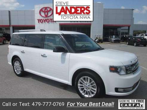 2018 Ford Flex SEL suv White for sale in ROGERS, AR