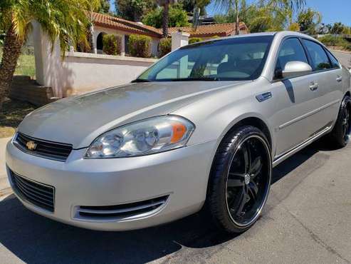 08 Chevy Impala, 22 RIMS, smogged, CLEAN, 5295 for sale in Chula vista, CA