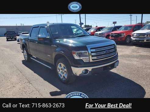 2013 Ford F150 Lariat pickup Green - cars & trucks - by dealer -... for sale in Thorp, WI