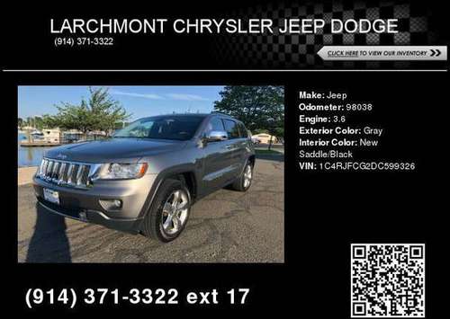 2013 Jeep Grand Cherokee Overland for sale in Larchmont, NY