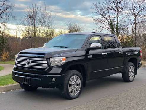 2014 TOYOTA TUNDRA PLATINUM V8 4X4 dodge ford chevrolet tacoma -... for sale in Milwaukie, OR
