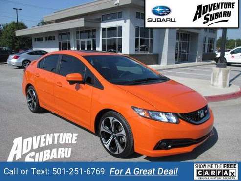 2015 Honda Civic Si sedan Burnt Orange for sale in Fayetteville, AR