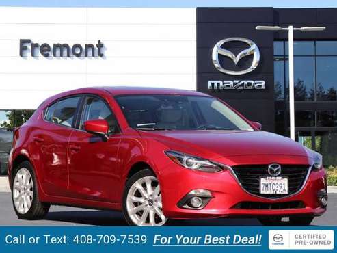 2015 Mazda Mazda3 S Grand Touring Hatchback hatchback Red for sale in Newark, CA