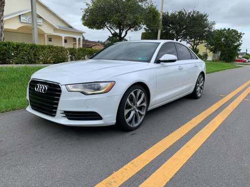 2014 AUDI A6 WHITE QUATTRO, EVERYONE APPROVED - cars & trucks - by... for sale in Fort Lauderdale, FL