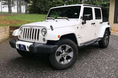 2016 Jeep Wrangler Unlimited Sahara Sport Utility 4D SUV - cars &... for sale in Sykesville, MD