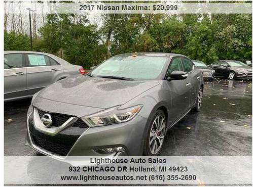 2017 NISSAN MAXIMA SL**PANORAMIC MOONROOF**LEATHER**NAVI**SHARP!!!! for sale in Holland , MI