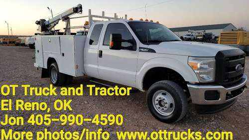2015 Ford F-350 4wd 3200lb Crane 9ft Service Utility Bed 6.2L Gas... for sale in SF bay area, CA