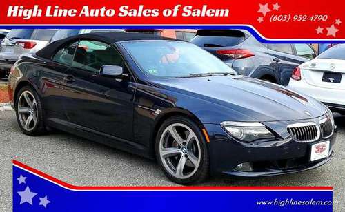 2009 BMW 6 Series 650i 2dr Convertible EVERYONE IS APPROVED! - cars... for sale in Salem, MA