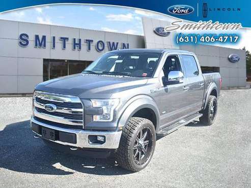 2015 FORD F-150 / F150 4WD SuperCrew 145 Lariat Crew Cab Pickup for sale in Saint James, NY