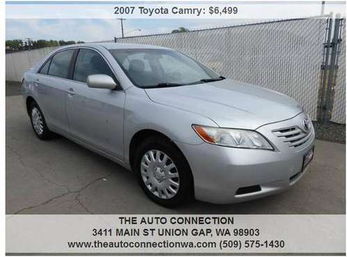 2007 Toyota Camry LE - cars & trucks - by dealer - vehicle... for sale in Union Gap, WA