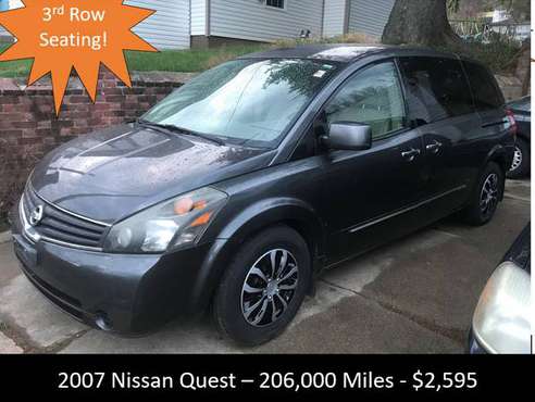 2007 Nissan Quest 3rd row - - by dealer - vehicle for sale in Crooksville, OH