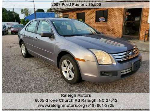 2007 Ford Fusion 96,557 Miles Gray - cars & trucks - by dealer -... for sale in Raleigh, NC