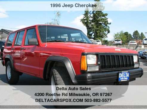 1996 Jeep Cherokee SE 4WD Low Miles Extra Set of Snow Tires for sale in Milwaukie, OR