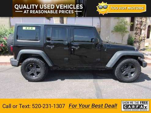 2016 Jeep Wrangler Unlimited Unlimited Sport suv Black Clearcoat -... for sale in Tucson, AZ