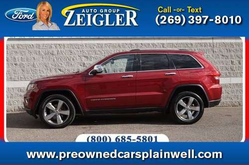 *2014* *Jeep* *Grand Cherokee* *Limited* - cars & trucks - by dealer... for sale in Plainwell, MI