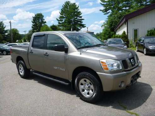 2007 NISSAN TITAN SE SUPER CREW CAB 4X4 AUTOMATIC RUNS AND DRIVES GOOD for sale in Milford, ME