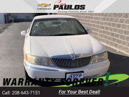 2000 Lincoln Continental sedan White - cars & trucks - by dealer -... for sale in Jerome, ID
