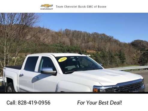 2018 Chevy Chevrolet Silverado 1500 LTZ pickup White - cars & trucks... for sale in Boone, NC
