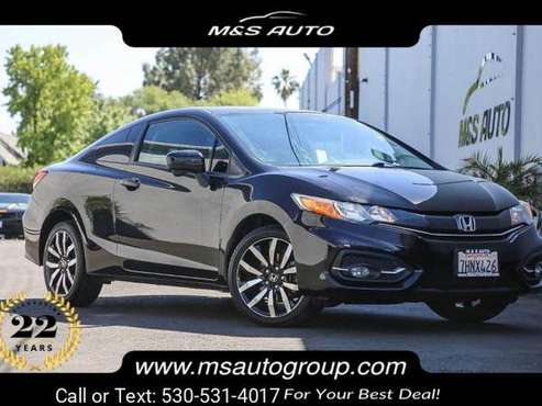 2014 Honda Civic Coupe EX-L coupe Crystal Black Pearl - cars & for sale in Sacramento , CA
