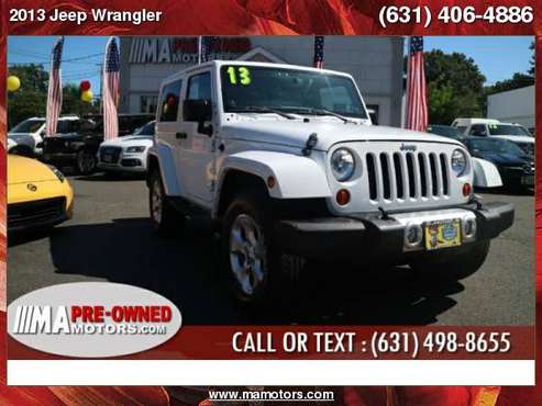 2013 Jeep Wrangler 4WD 2dr Sahara Long Isalnd Apply now for sale in Huntington Station, NY