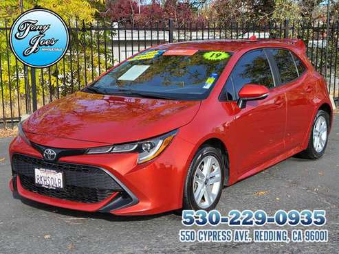 2019 Toyota Corolla SE, ....30K miles, Qualifies for 72 mth / 125 -... for sale in Redding, CA