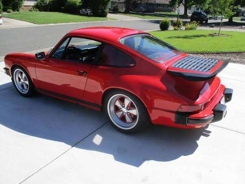 1985 Porsche Red/Red No Sunroof US Carrera Coupe for sale in Sacramento, IL