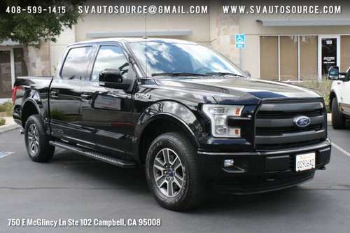 2016 Ford F-150 4WD SuperCrew 145 Lariat Shado for sale in Campbell, CA