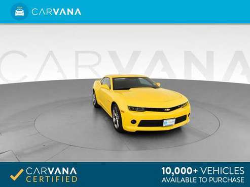 2014 Chevy Chevrolet Camaro LT Coupe 2D coupe Yellow - FINANCE ONLINE for sale in Charleston, SC