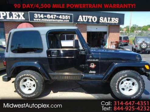 2002 Wrangler Sahara 93k, 2 Owner, Auto Cold AC Cruise an easy 10 for sale in Maplewood, MO