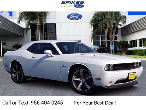 2014 Dodge Challenger R/T coupe WHITE - cars & trucks - by dealer -... for sale in Mission, TX
