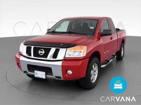 2012 Nissan Titan King Cab SV Pickup 4D 6 1/2 ft pickup Red -... for sale in Lewisville, TX