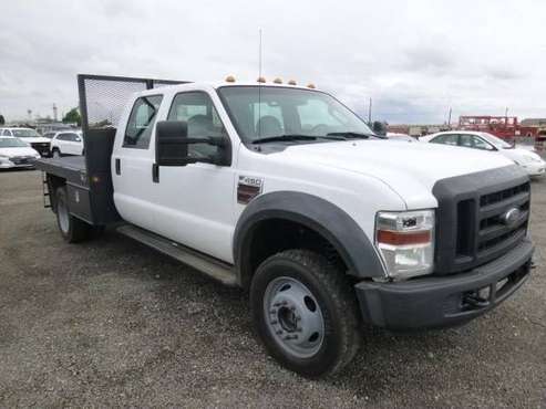 2010 Ford F-450 CREW CAB! 4X4! Flatbed! for sale in Oakdale, CA