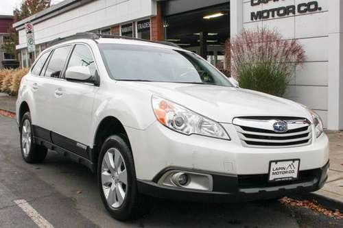 2011 Subaru Outback 2.5i Premium, White on Ivory, AWD, Affordable for sale in Portland, OR