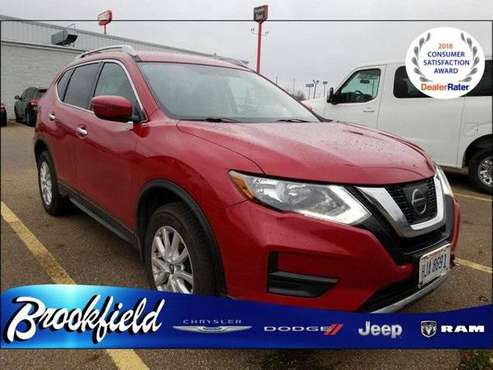 2017 Nissan Rogue SV suv Red - Monthly Payment of - cars & trucks -... for sale in Benton Harbor, MI