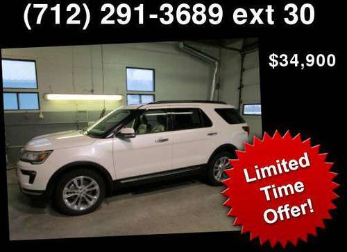 2018 Ford Explorer Limited IN HOUSE FINANCING! - cars & trucks - by... for sale in Danbury, IA