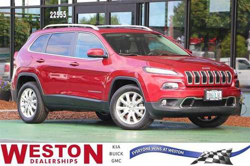 2016 Jeep Cherokee 4x4 4WD Limited SUV - - by dealer for sale in Gresham, OR