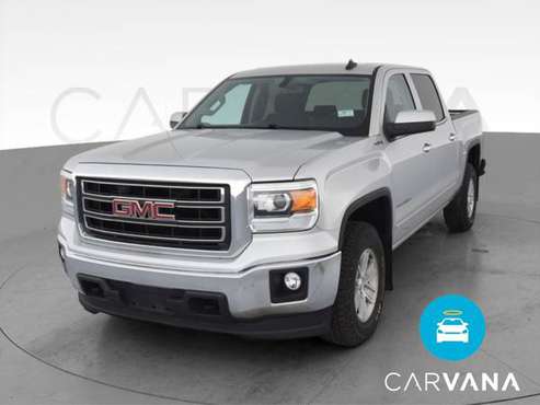 2015 GMC Sierra 1500 Crew Cab SLE Pickup 4D 6 1/2 ft pickup Silver -... for sale in Springfield, MA