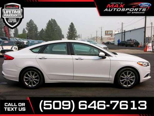 $272/mo - 2017 Ford Fusion SPECIAL EDITION LEATHER LOADED - LIFETIME... for sale in Spokane, MT