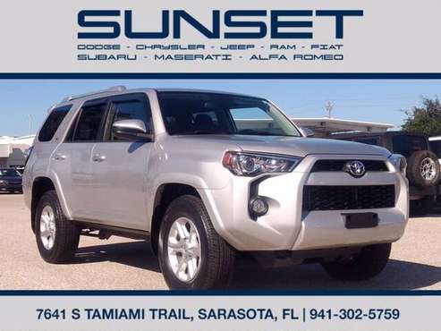 2016 Toyota 4Runner SR5 Extra Low 20K Miles CarFax Certified! - cars... for sale in Sarasota, FL
