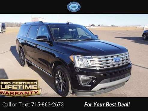 2020 Ford Expedition Max Limited suv Black - - by for sale in Thorp, WI
