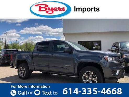 2015 Chevy Chevrolet Colorado Z71 pickup Cyber Gray Metallic - cars for sale in Columbus, OH